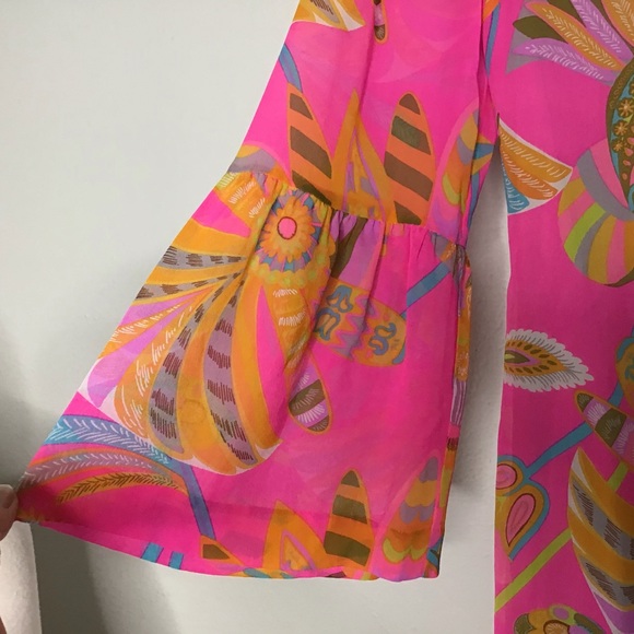 Trina Turk 20th Anniversary Silk Dress NWT Sz 4 - Picture 3 of 7